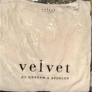 Velvet by Graham & Spencer Ivory Lace Blouse